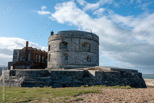 Calshot Castle is an artillery fort constructed by Henry VIII on the Calshot Spit Hampshire England photo