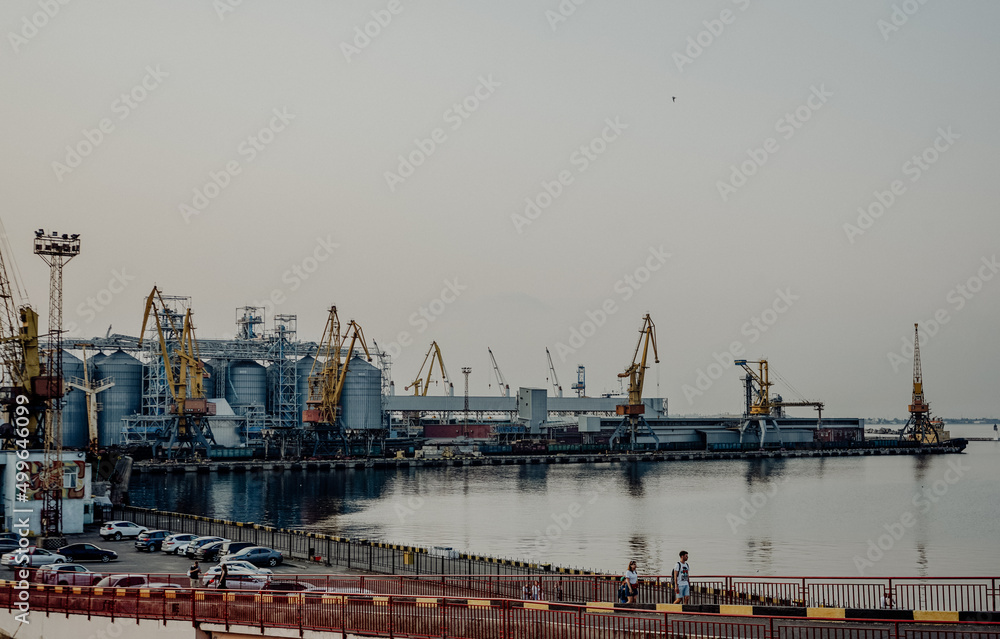 The Port of Odessa during the Pandemic in Summer 2021.