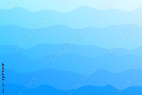 Abstract Water wave design background. Water surface. Blue gradient abstract background. Vector illustration for design.