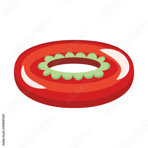red pool Ring Float
