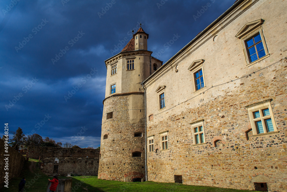 Inside the Fagaras Citadel in Brasov, Romania - a historical monument