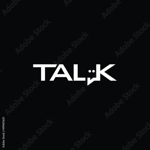 talk, speak, logo template. Chat vector logotype design template. -vector