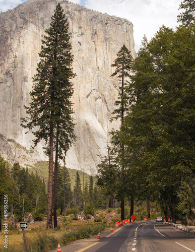Autumnal natural landscape from Yosemite National Park, California, United States