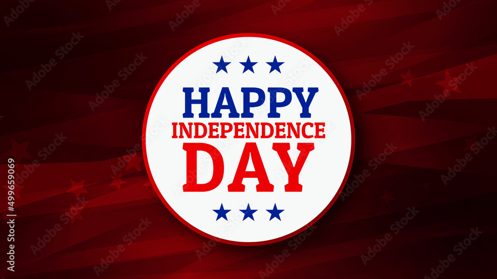 Fototapeta premium 4th july independence day United State Independence day Web banner Background