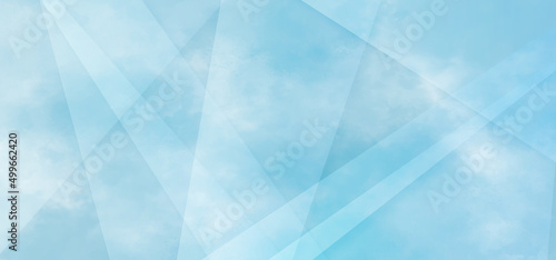 Modern abstract blue background with geometrical triangle diamond and squares shapes, Blue grunge background with various geometric shapes, Beautiful blue background texture for any design.