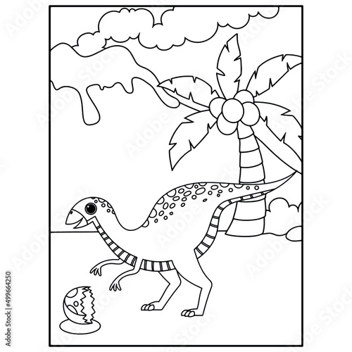 Dinosaur coloring pages for kids