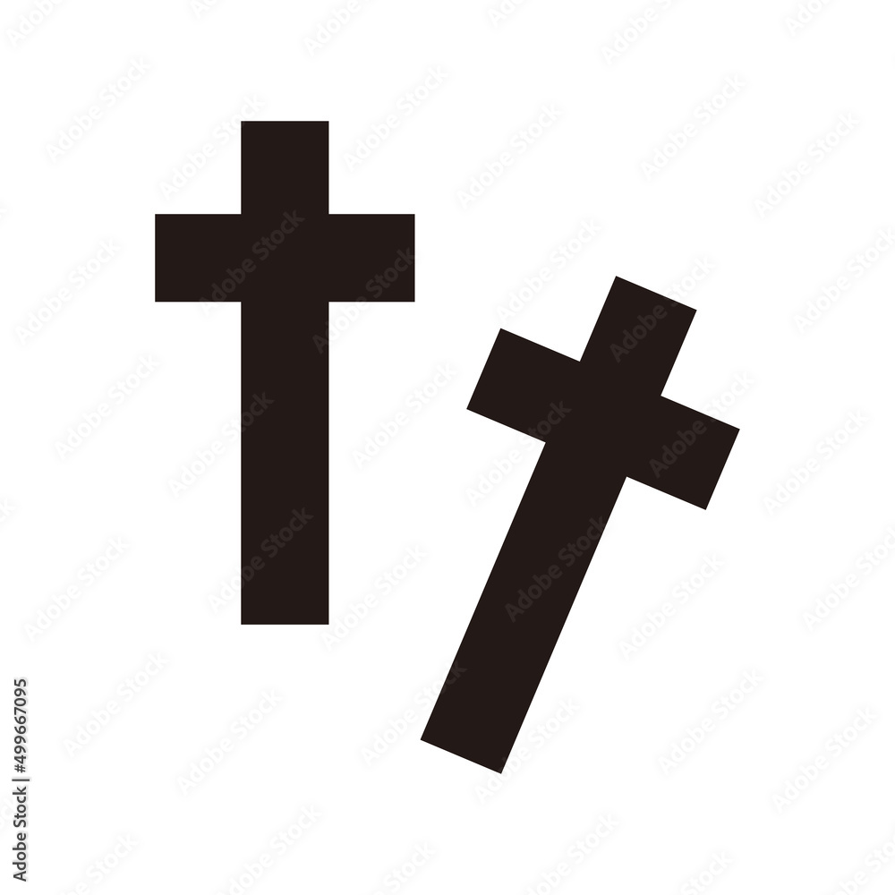 logo icon vector christian cross