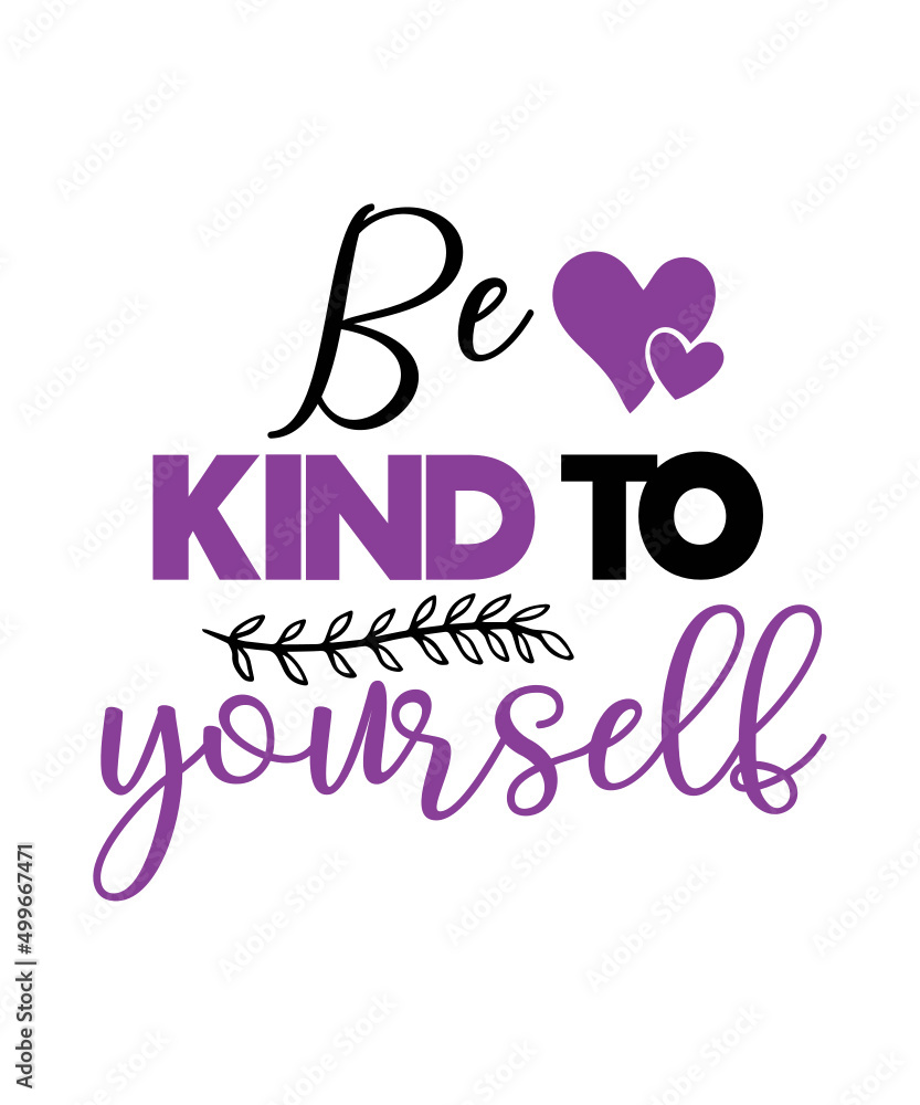 Mental Health SVG Bundle, Positive SVG, Motivational SVG, Mental Health ...