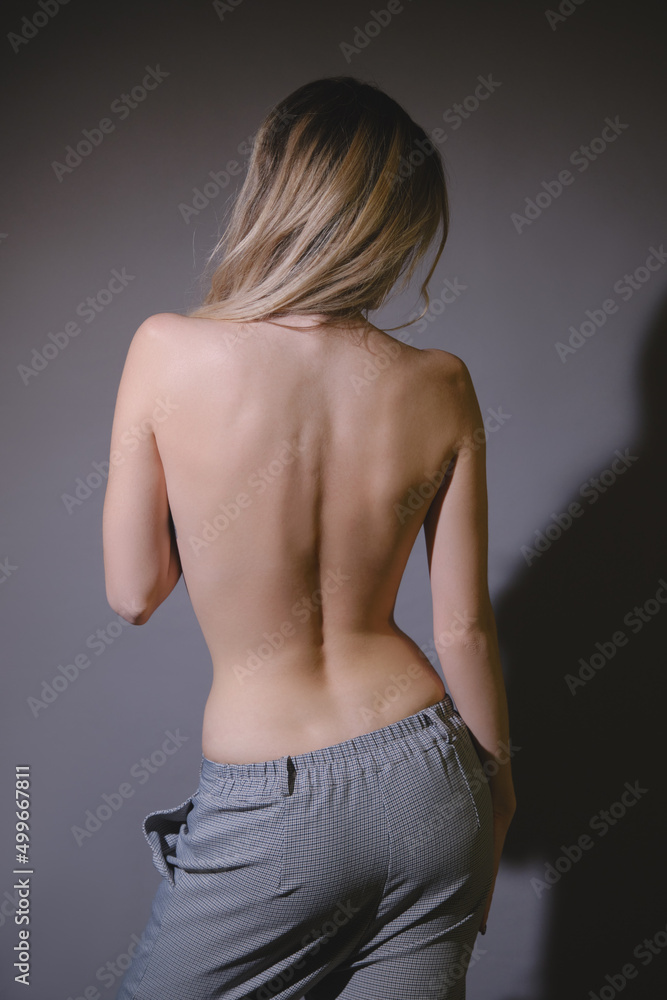 slim topless woman slim topless woman