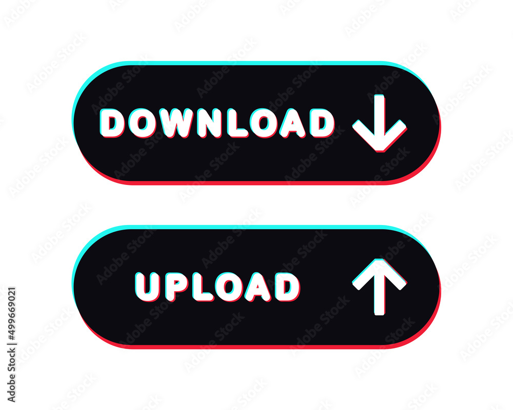 Download upload button sign. Vector illustration Download upload button sign. Vector illustration