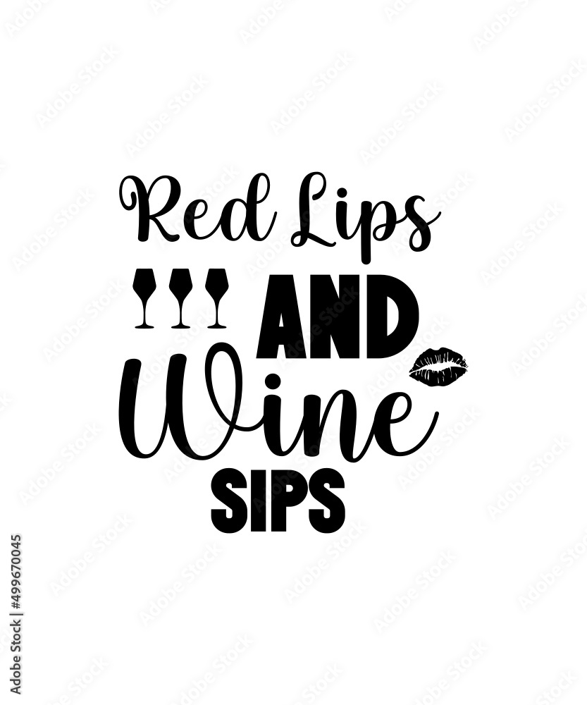 Wine SVG Bundle, Wine Lover Svg, Funny Wine Quotes Svg, Sassy Wine