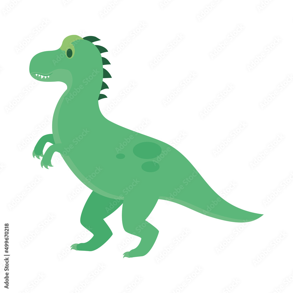 Obraz premium green raptor icon
