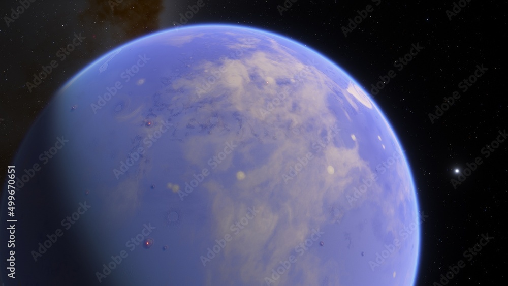 Obraz premium Abstract planets and space background