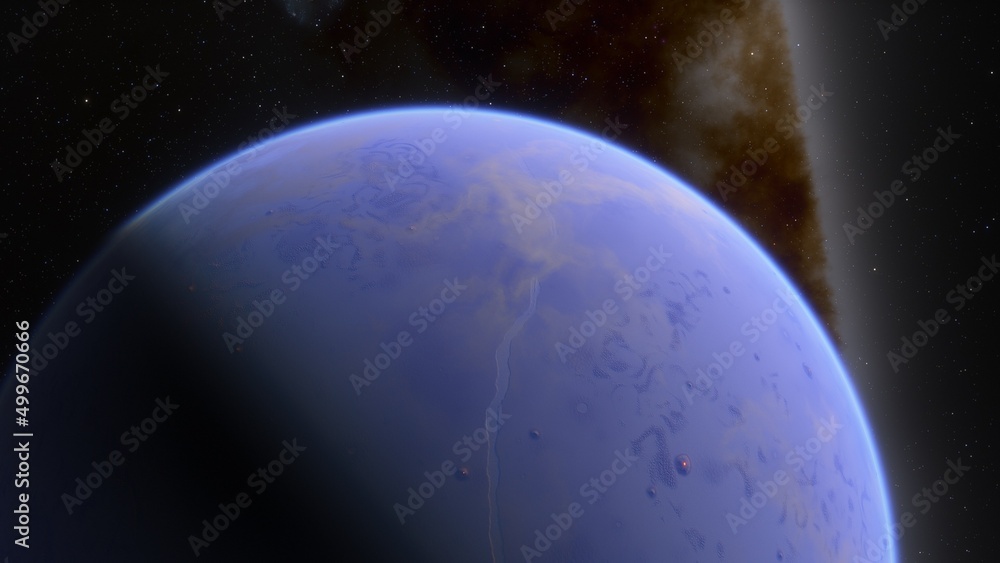 Abstract planets and space background Abstract planets and space background