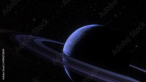 Abstract planets and space background