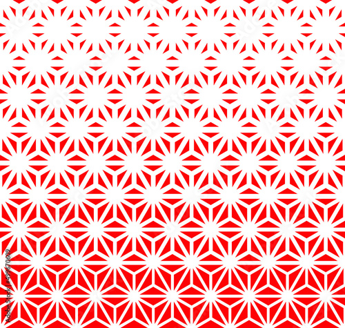 Red halftone pattern on white background. Linear halftone backdrop. Isolated vector illustration on white background.