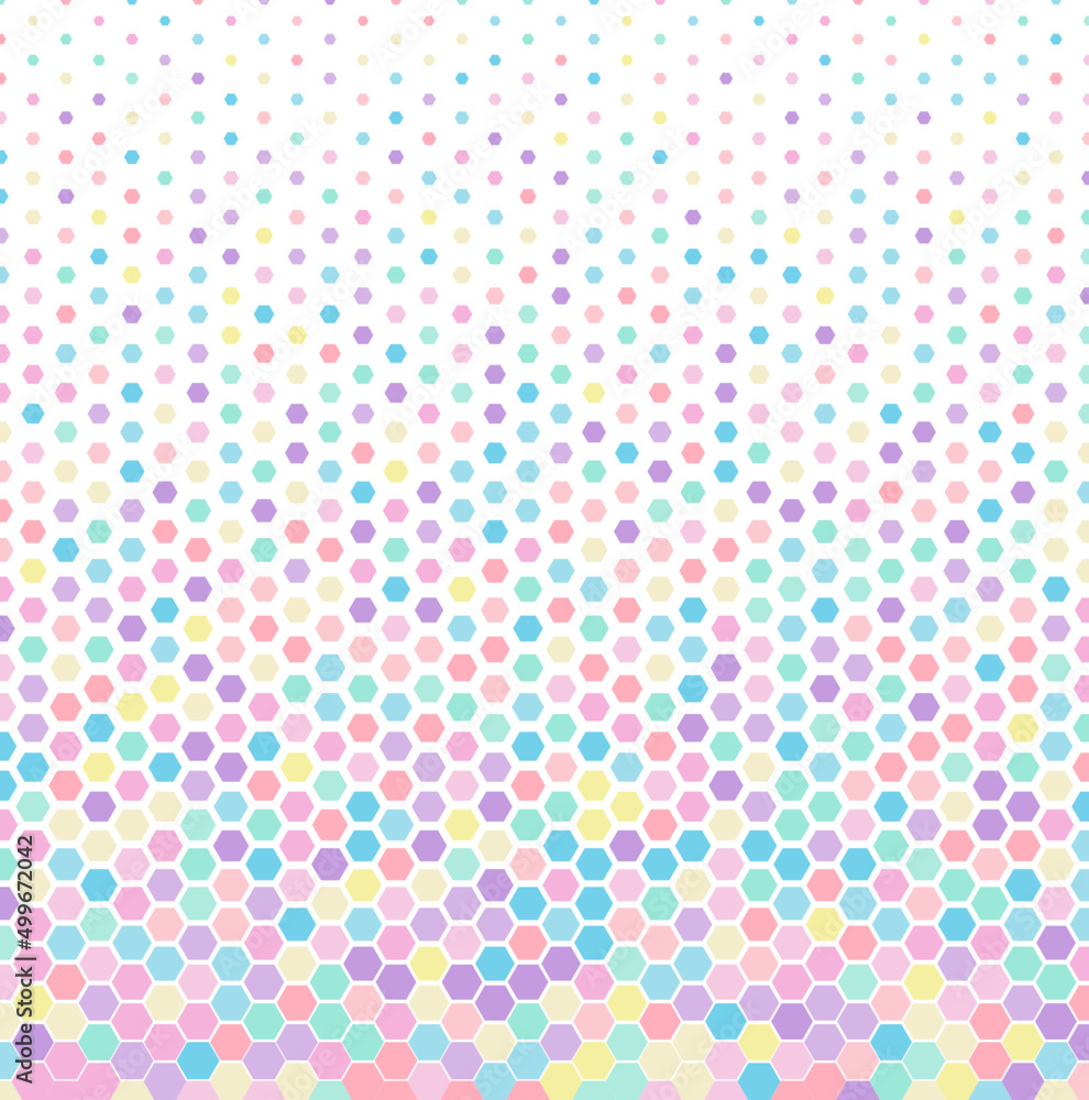 Colorful halftone pattern on white background. Linear halftone backdrop. Isolated vector illustration on white background.