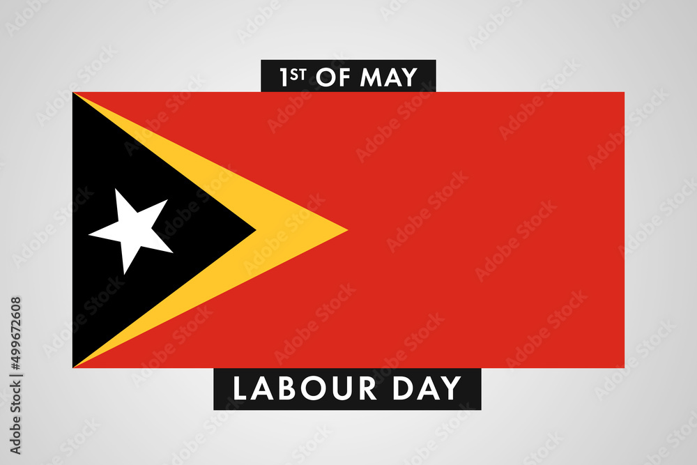 East Timor Labor Day. International World Workers Day of East Timor background, banner or poster