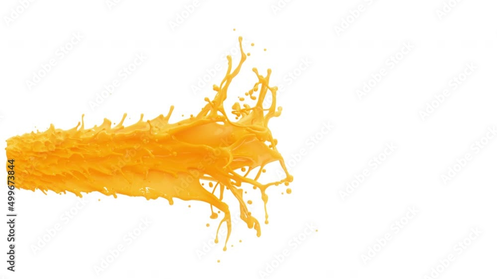 Orange juice splash, with luma mask, ready for compositing. High detailed orange juice splash Orange juice splash, with luma mask, ready for compositing. High detailed orange juice splash