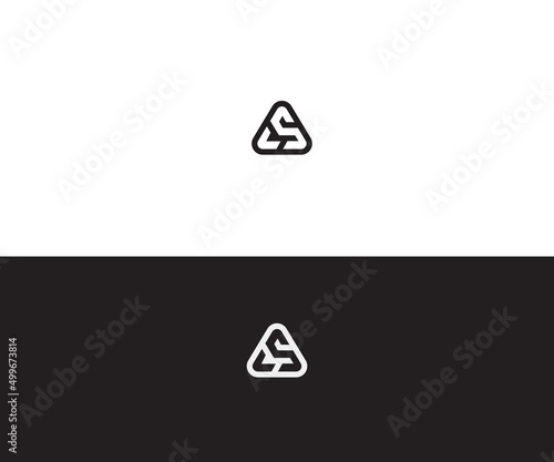 Cs, SC, ACS, ASC, SAC, SCS, CAS, CSA Letter Logo Design vector Template
