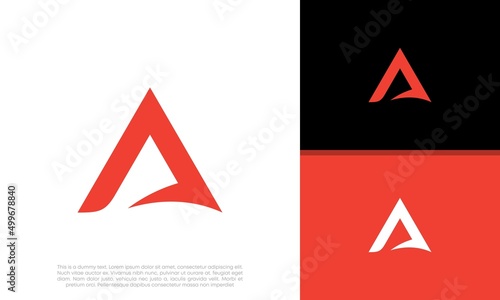 Initials A logo design. Initial Letter Logo. 