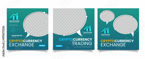 Cryptocurrency Trading social media post template