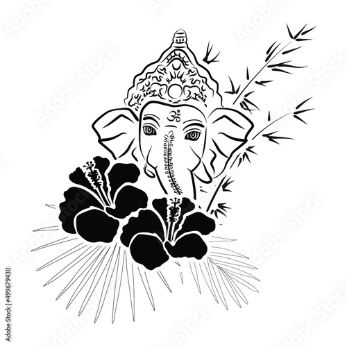 Lord Ganesha, vector