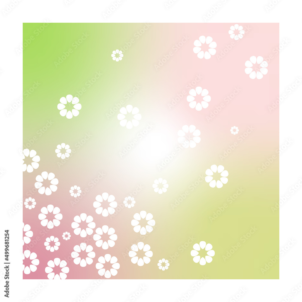 Gradient with flowers. Vector wallpaper. Gradient with flowers. Vector wallpaper.