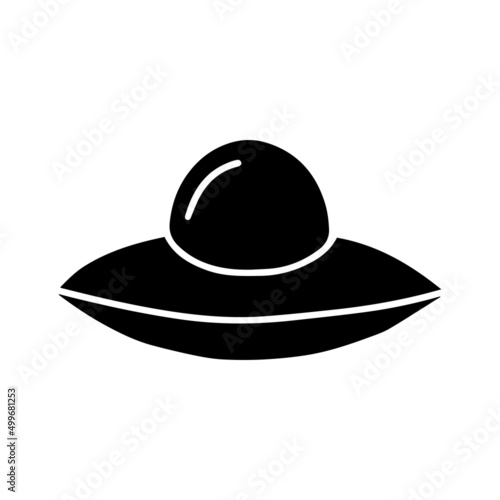 Ufo icon isolated on white background. Vector illustration.
