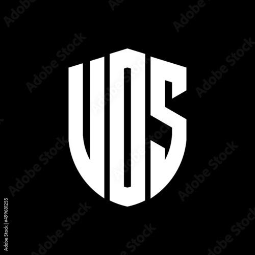 VDS letter logo design. VDS modern letter logo with black background. VDS creative  letter logo. simple and modern letter logo. vector logo modern alphabet font overlap style. Initial letters VDS  photo
