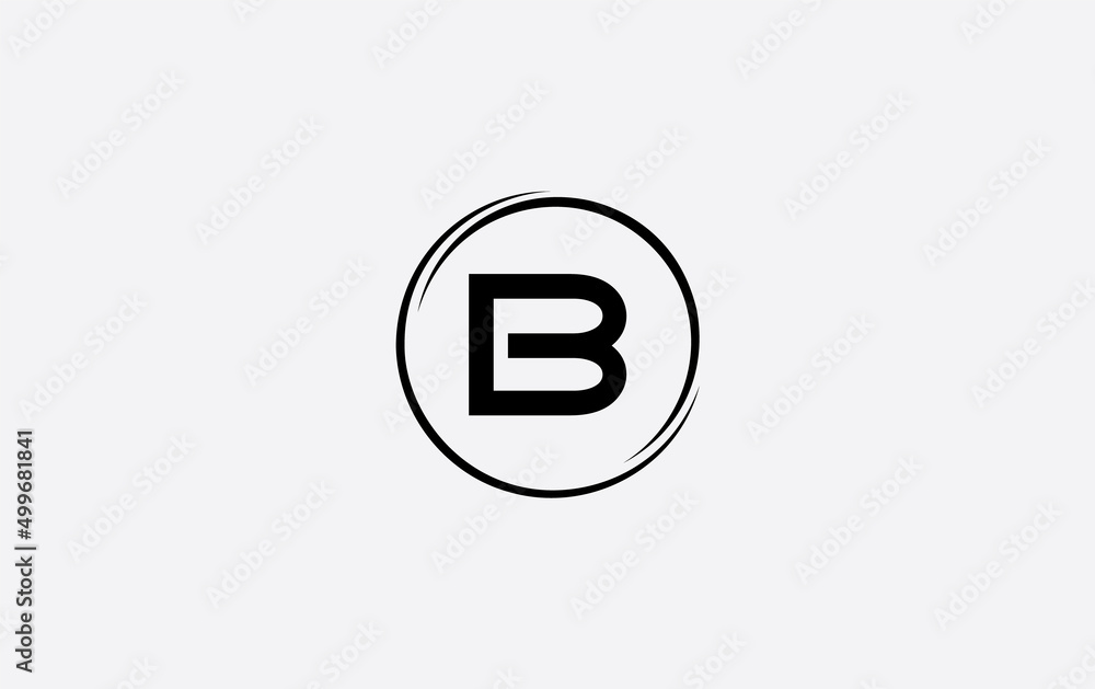 Simple unique letter logo with circle. The letter and alphabets designing Simple unique letter logo with circle. The letter and alphabets designing