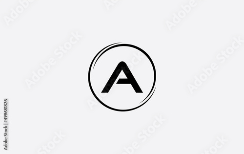 Free Download Simple unique letter logo with circle. The letter and alphabets designing - GFXLoad