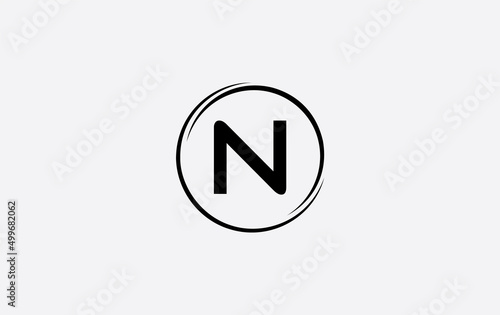 Free Download Simple unique letter logo with circle. The letter and alphabets designing - GFXLoad