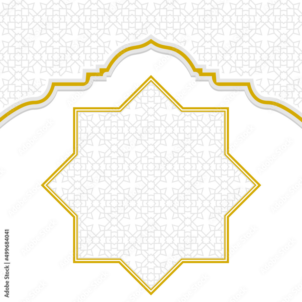 Islamic Backgroun with Pattern