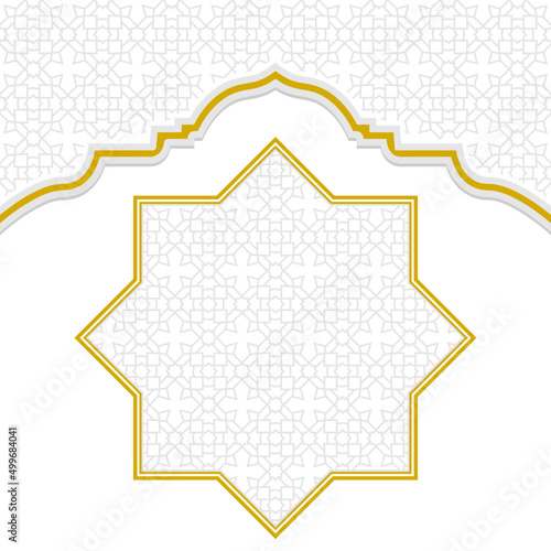 Islamic Backgroun with Pattern