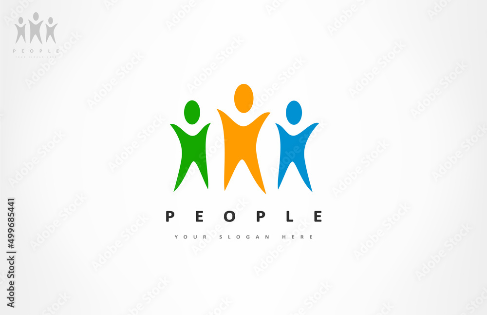 People logo vector. Socium design. People logo vector. Socium design.