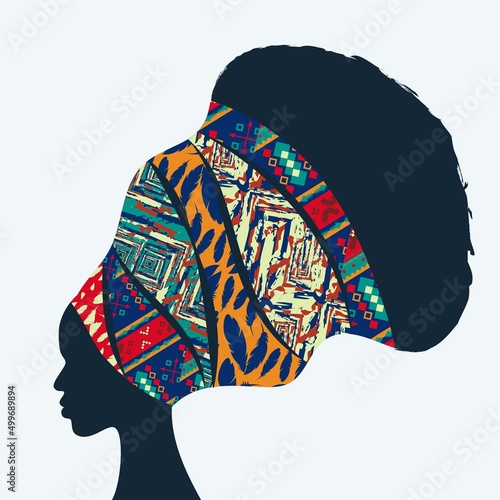 African woman head wallpaper