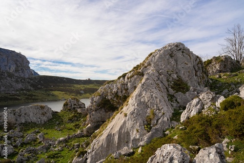 lakes of covadonga in Asturias, Spain