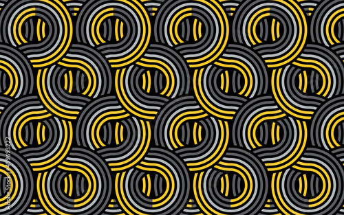 geometric abstract background forming colorful circular line pattern