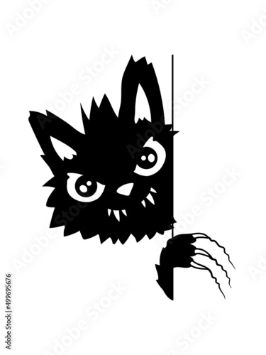 Kratzende Böse Katze 