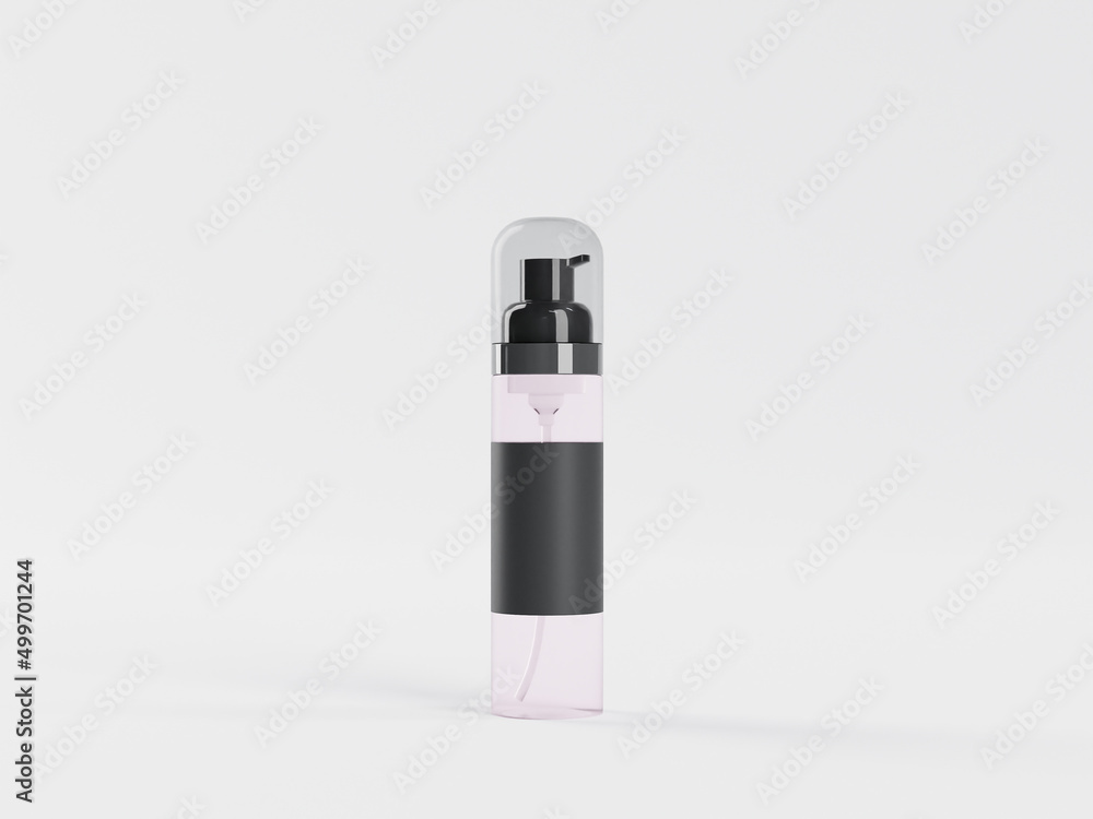 3d rendering set of bottles for natural lotion, cream or serum cosmetic. Mockup empty containers of self care products 3d rendering set of bottles for natural lotion, cream or serum cosmetic. Mockup empty containers of self care products