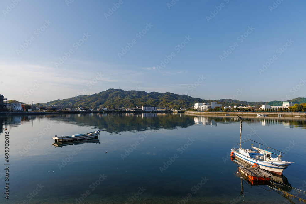 日本の愛媛県今治市の美しい風景 日本の愛媛県今治市の美しい風景