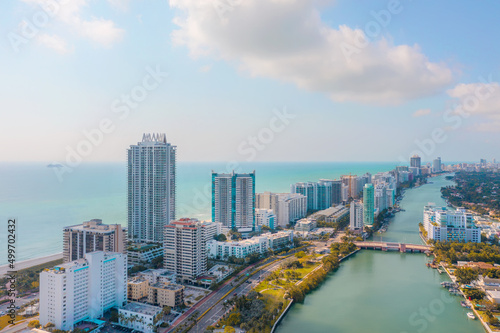 View of Miami Beach in South Florida © Luis