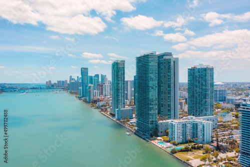 Panoramic view of Miami city center © Luis