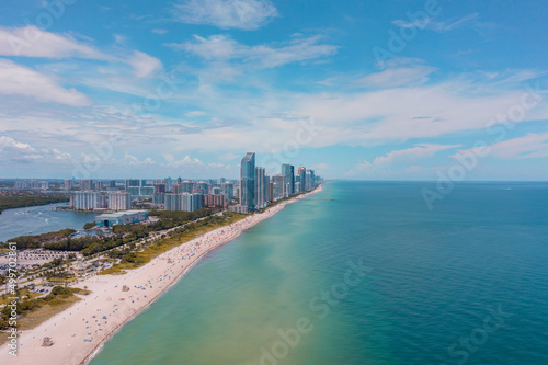 Panoramic view of Sunny Isles Beach, Florida