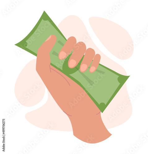 Budget contraction concept. Bankruptcy or financiall crisis with falling