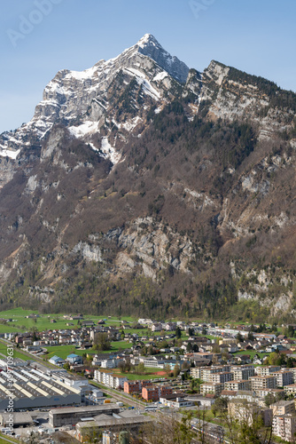 Fascinating mountain panorama in Mollis in Switzerland