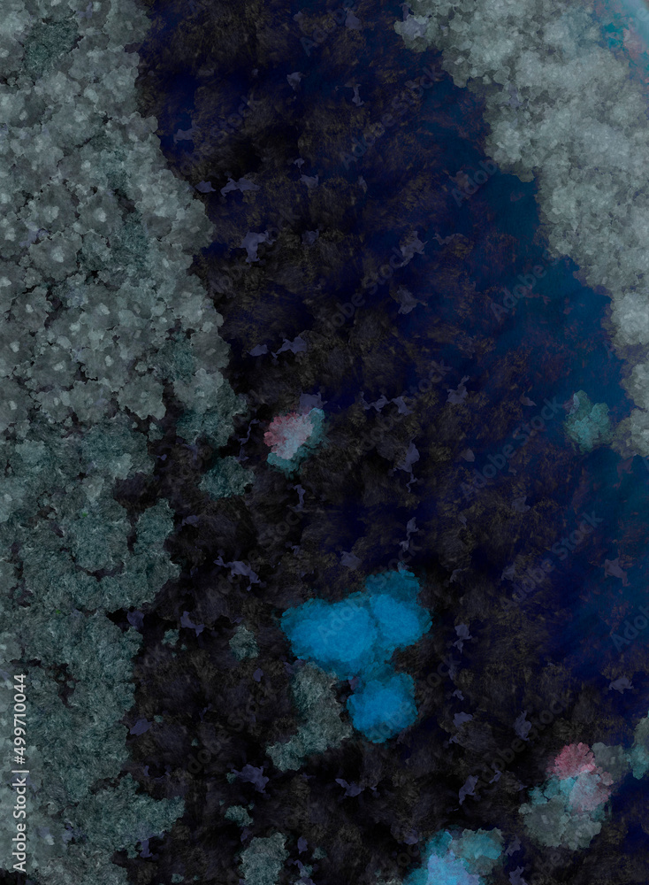 Obraz premium abstract rough smoky background with gray blue shades gradient