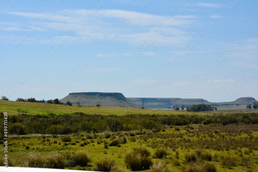 Idyllic landscape of Cuchilla del Ombu, hills in Tacuarembo, north-central Uruguay Idyllic landscape of Cuchilla del Ombu, hills in Tacuarembo, north-central Uruguay