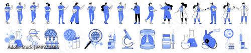 Medical workers.